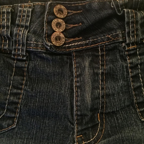 Angels Mini Stretch Denim Shorts Size 6 - Picture 6 of 6